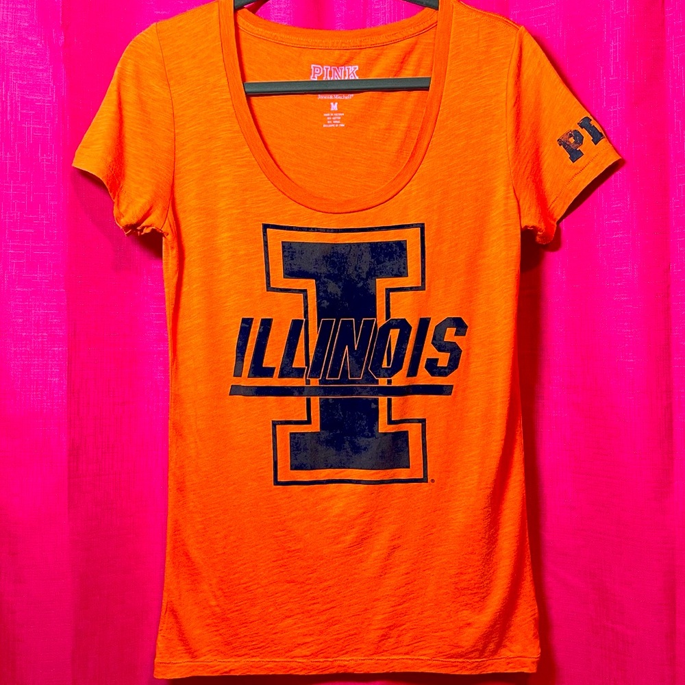 PINK ILLINOIS COLLEGIATE COLLECTION SIZE M